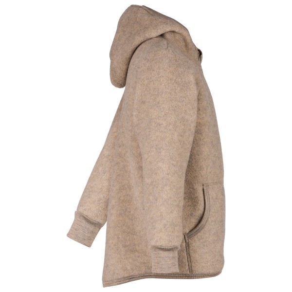 Engel - Children's Hooded Wool Fleece Jacket - Yllejacka