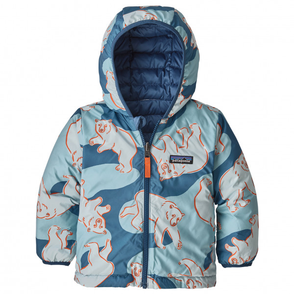Patagonia - Baby Reversible Down Sweater Hoody - Donsjas