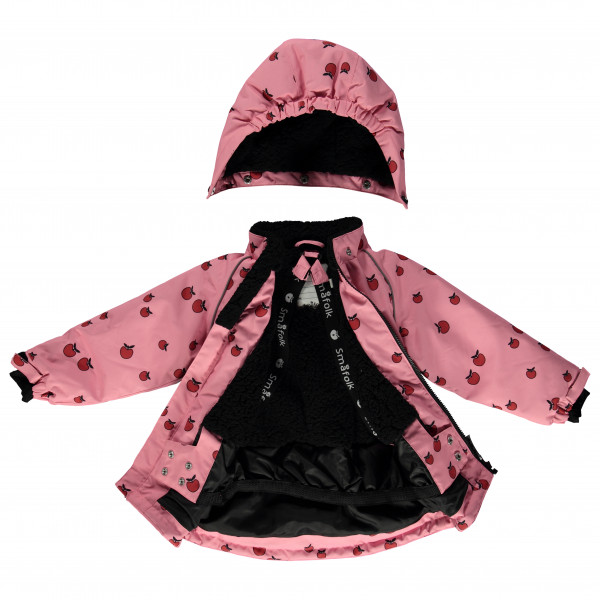 Smafolk - Kid's Winter Jacket Girl Apple - Vinterjacka