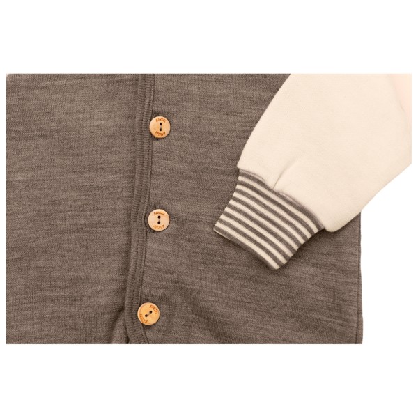Engel - Baby-Kapuzenjacke mit Holzknöpfen - Freizeitjacke
