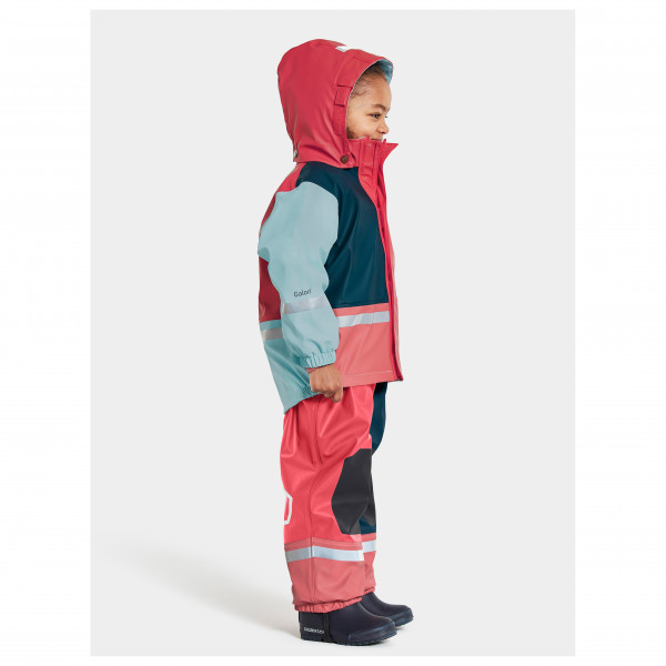 Didriksons - Kid's Boardman Multi Colour Set 3 - Regnjacka