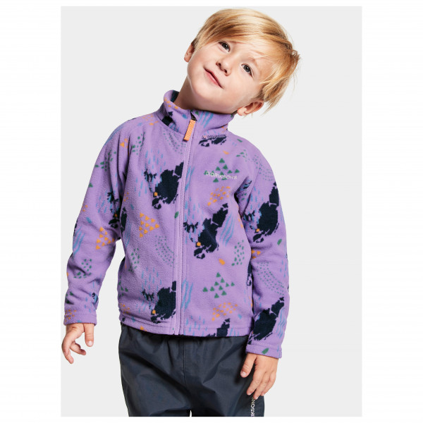 Didriksons - Kid's Monte Printed Full Zip 8 - Fleecejakke