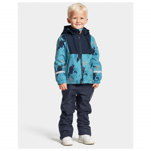 Didriksons - Kid's Stormhatt Printed Jacket - Sadetakki