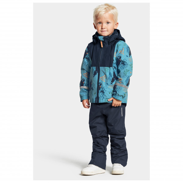 Didriksons - Kid's Stormhatt Printed Jacket - Sadetakki