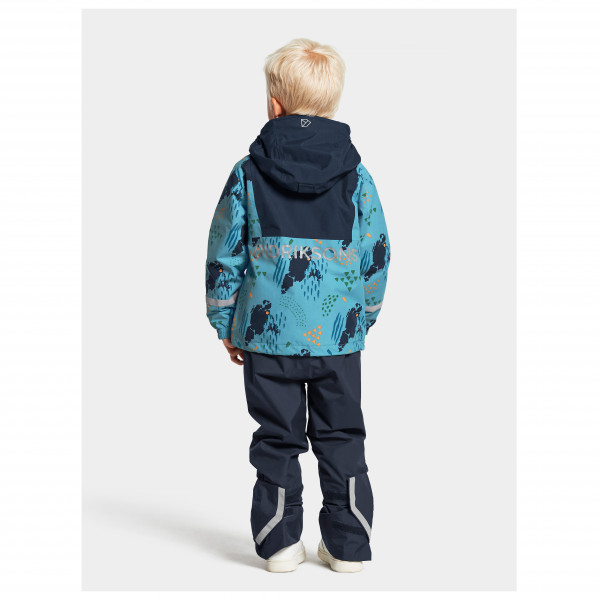 Didriksons - Kid's Stormhatt Printed Jacket - Sadetakki