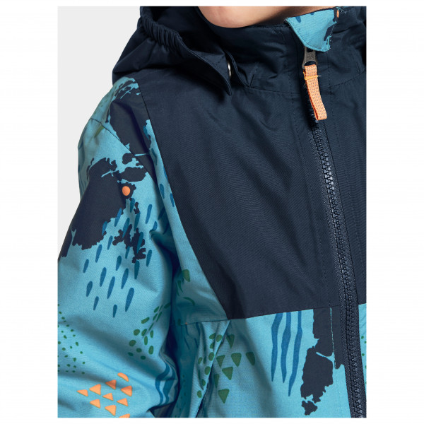 Didriksons - Kid's Stormhatt Printed Jacket - Sadetakki