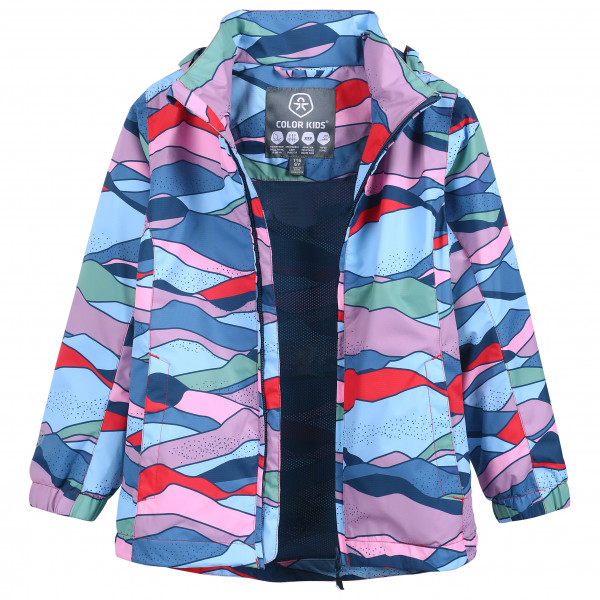 Color Kids - Kid's Jacket AOP - Regnjakke