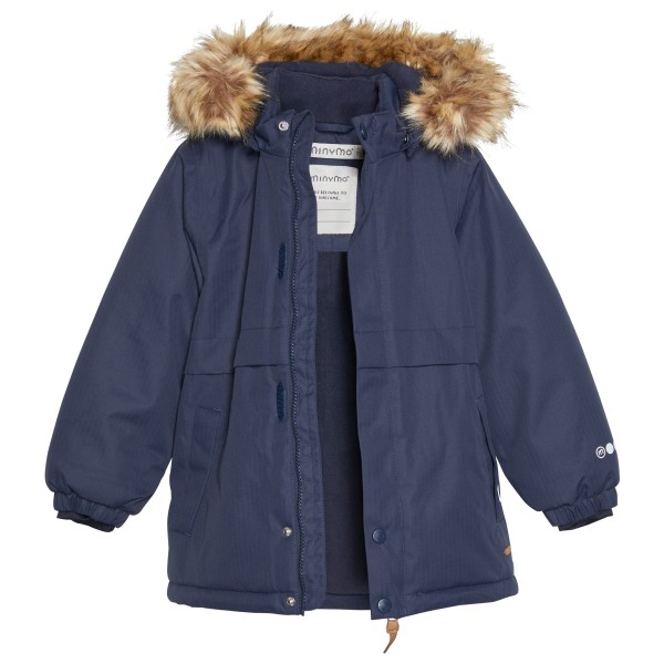 Minymo - Boy's Snow Jacket AOP - Vinterjakke