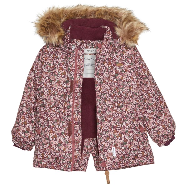 Minymo - Girl's Snow Jacket AOP - Vinterjacka