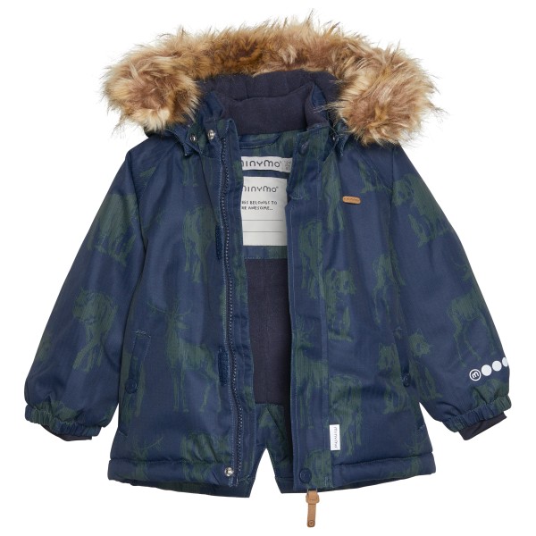 Minymo - Toddler's Snow Jacket AOP - Talvitakki