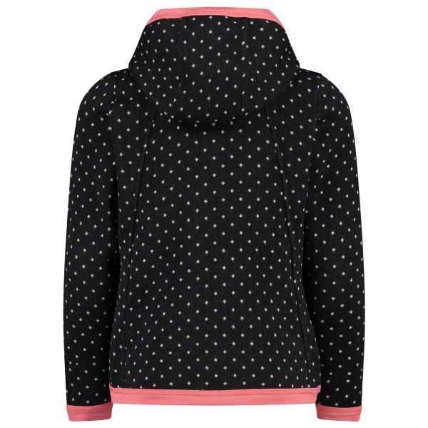 CMP - Girl's Jacket Fix Hood Jacquard Knitted 33H1845 - Fleecevest