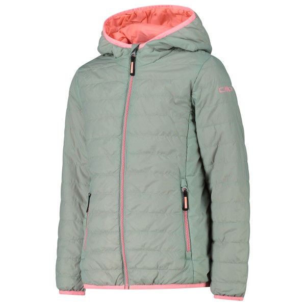 CMP - Girl's Padded Jacket Fix Hood - Syntetjacka
