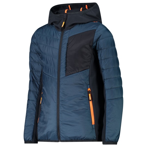 CMP - Kid's Hybrid Jacket Fix Hood - Syntetisk jakke