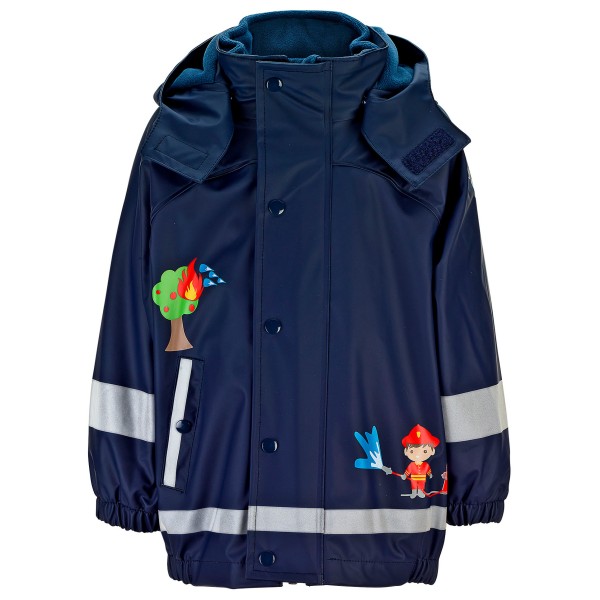 Sterntaler Regenjacke gefüttert Zacken in blau