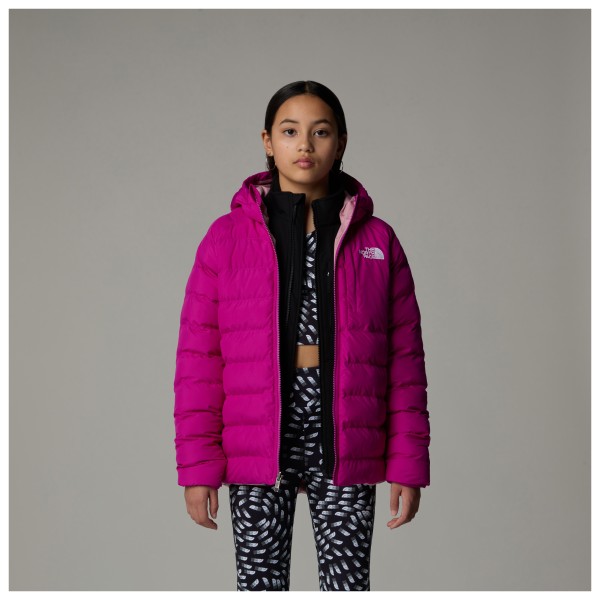 The North Face - Girl's Reversible Perrito Hooded Jacket - Synthetische jas