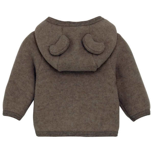 Huttelihut - Baby's Jacket Bear Ears Wool Fleece - Merinowollen vest