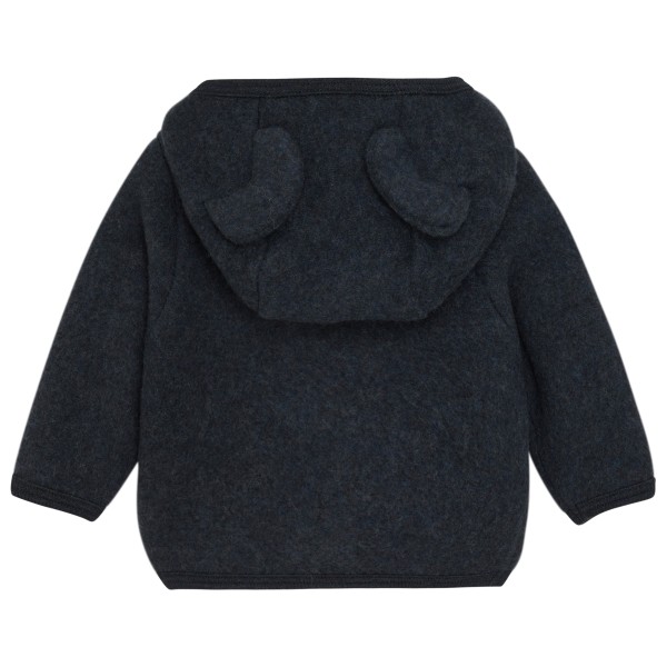 Huttelihut - Kid's Jacket Bear Ears Wool Fleece - Merinojakke