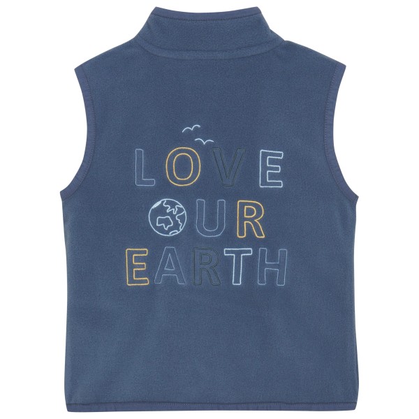 Color Kids - Baby Fleece Waistcoat with Embroidment - Fleecebodywarmer