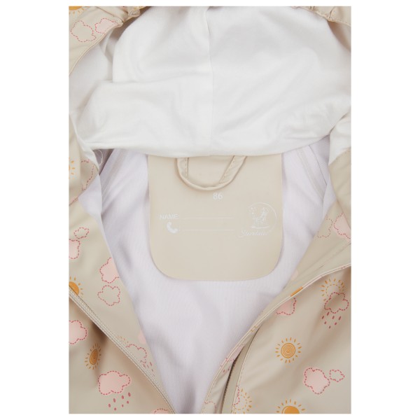 Sterntaler - Kids' Unlined Rain Jacket Clouds - Waterproof jacket