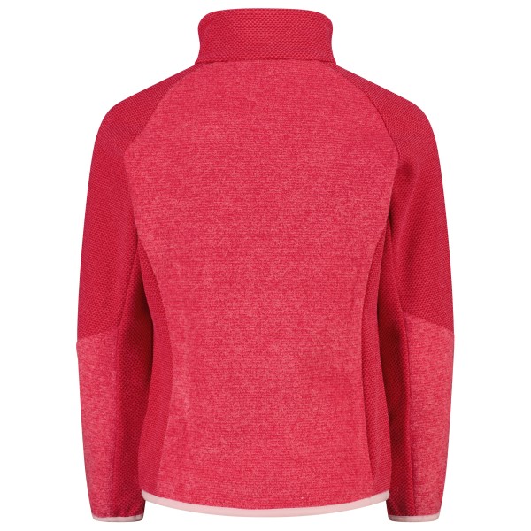 CMP - Girl's Jacket Jacquard Knitted Stripes - Forro polar