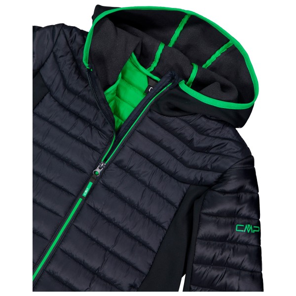 CMP - Kid's Jacket Hybrid Fix Hood 35Z3214 - Chaqueta híbrida