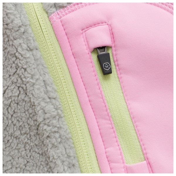 Color Kids - Kid's Teddy Jacket with Fleece Sleeves - Forro polar