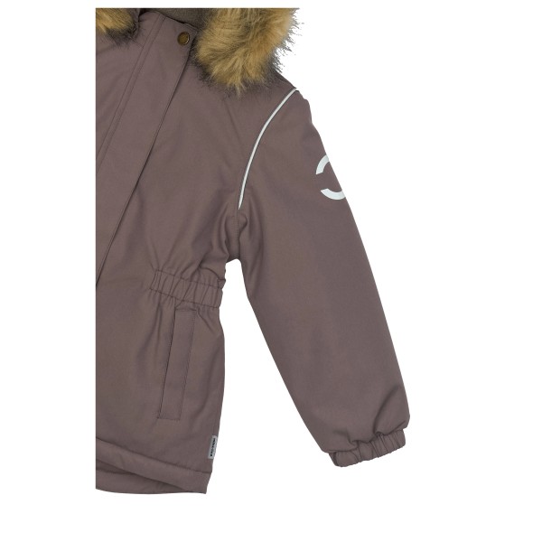 Mikk-Line - Kid's Winter Jacket Waist Solid with Fake Fur - Winterjas