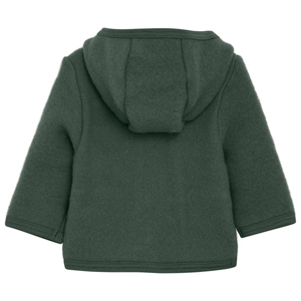 Huttelihut - Kid's Jacket Wool Fleece with Hood - Merinowollen vest