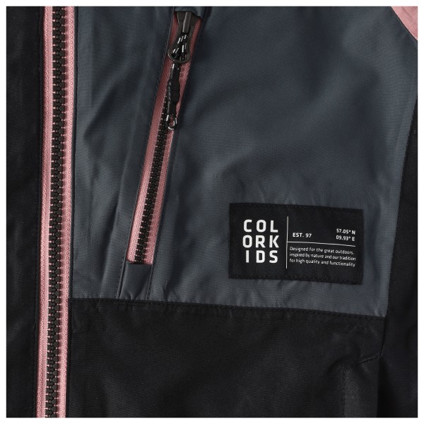 Color Kids - Kid's Junior Jacket Colorblock - Regnjacka