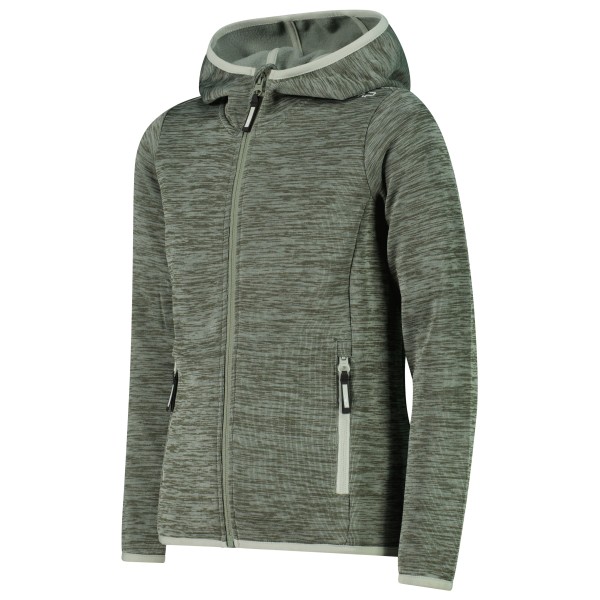 CMP - Girl's Jacquard Knitted Jacket Fix Hood - Fleece jacket