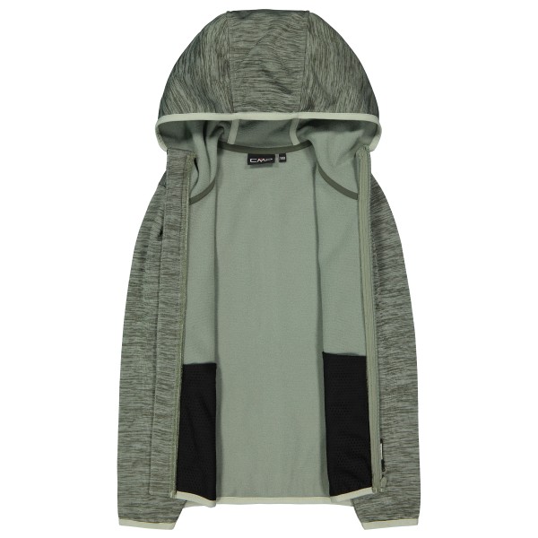 CMP - Girl's Jacquard Knitted Jacket Fix Hood - Fleece jacket