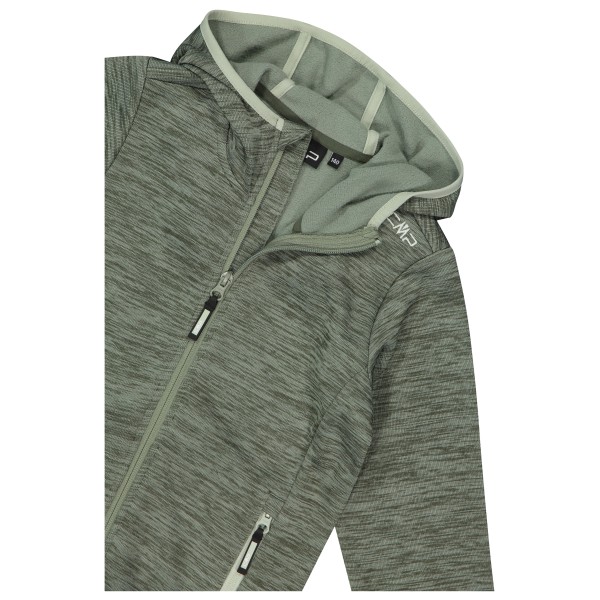 CMP - Girl's Jacquard Knitted Jacket Fix Hood - Fleecejacke