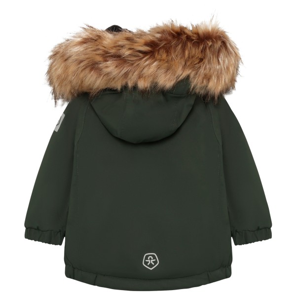 Color Kids - Baby Boy's Parka with Fake Fur - Winter jacket