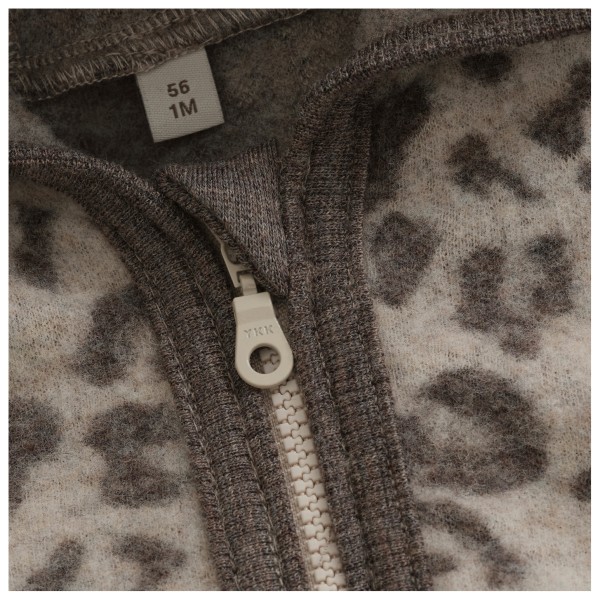 Huttelihut - Kid's Jacket Ears Wool Fleece Jacquard - Merino jacket