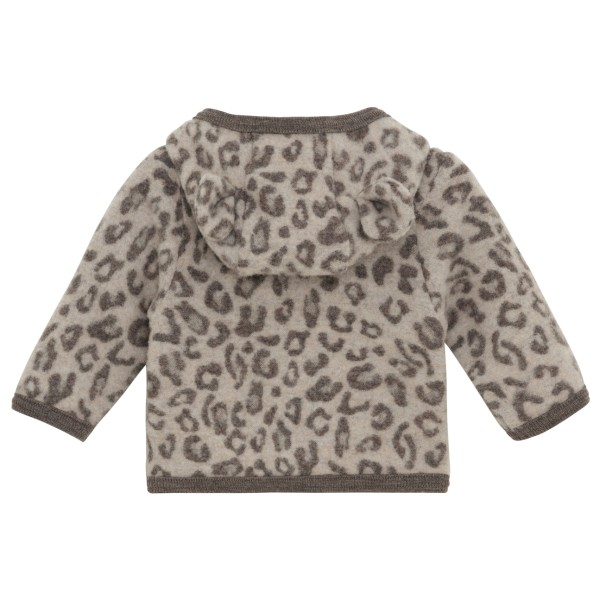 Huttelihut - Kid's Jacket Ears Wool Fleece Jacquard - Merinojacke
