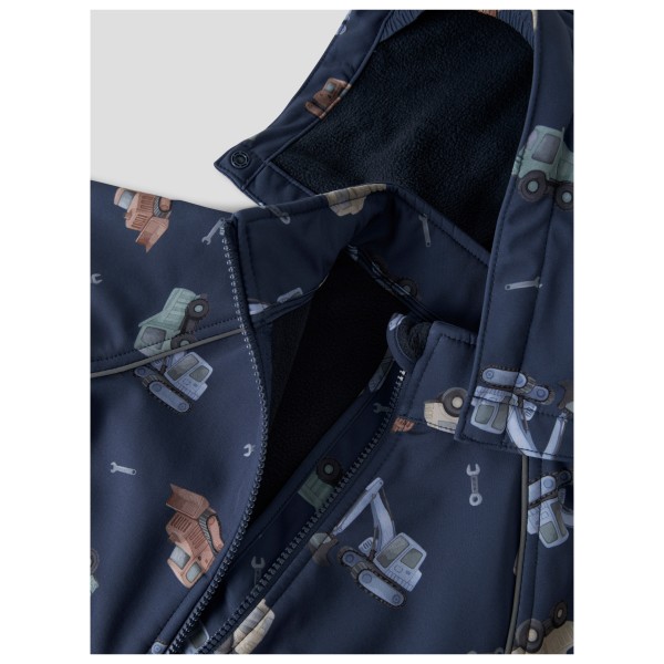 Name it - Kid's Alfa 08 Softshell Jacket AOP - Softshelltakki