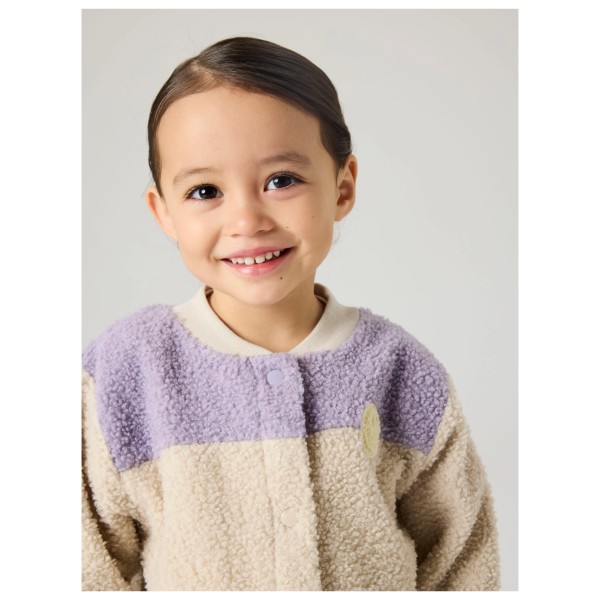 Name it - Kid's NMFBalissea L/S Nreg Teddy Card - Fleece jacket