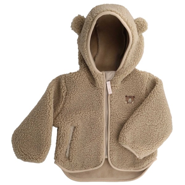 maximo - Baby's Sherpa Kapuzen Jacke m. Öhrchen Bär - Forro polar
