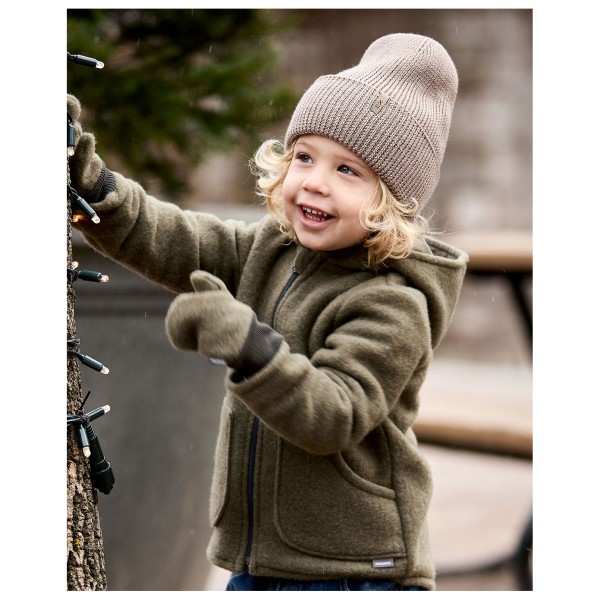 maximo - Kid's Jersey Fleece Jacke m. Kapuze - Freizeitjacke