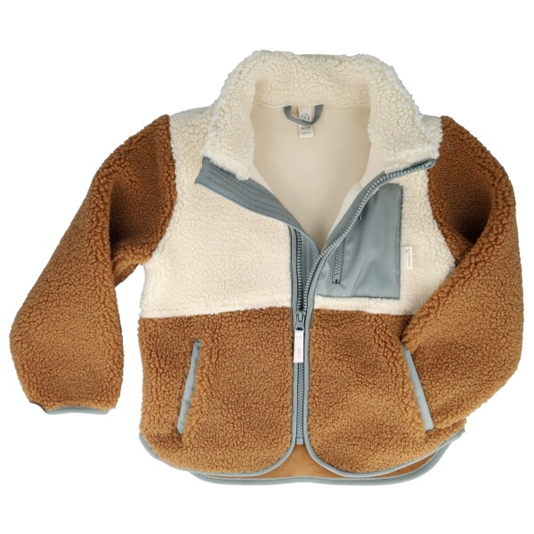 maximo - Kid's Sherpa Jacke Farbblock - Fleecetakki