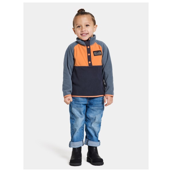 Didriksons - Kid's Monte Half Button - Pullover in pile