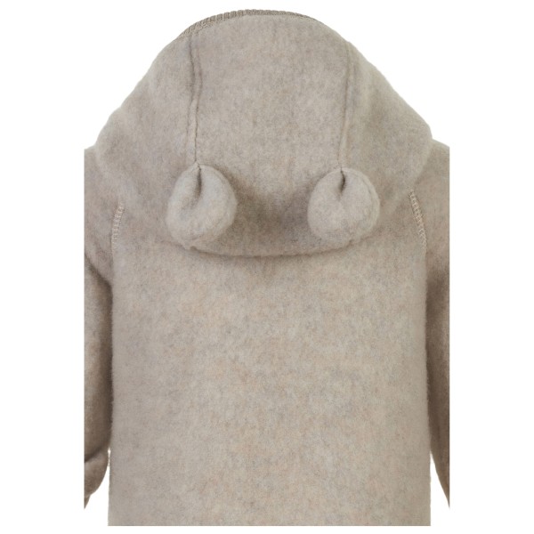 Mikk-Line - Wool Baby Suit with Ears - Kedeldragt
