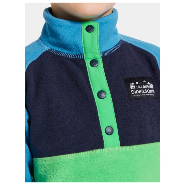 Didriksons - Kid's Monte Half Button 3 - Pullover in pile