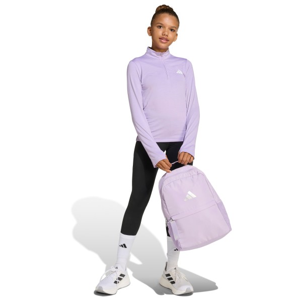 adidas - Girl's Goto PZ 1/4 Zip Longsleeve Tee - Camiseta funcional
