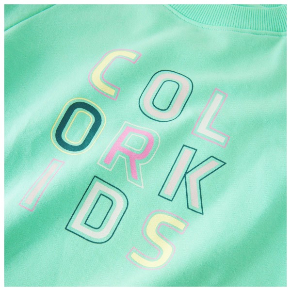 Color Kids - Kid's Sweat with Logo Print - Pulloverit