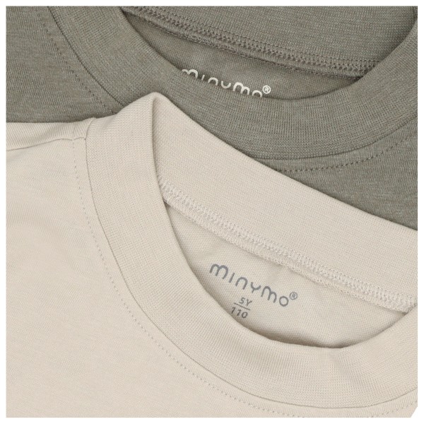 Minymo - Kid's T-Shirt S/S Loose Fit 6683 (2-Pack) - Camiseta de manga corta