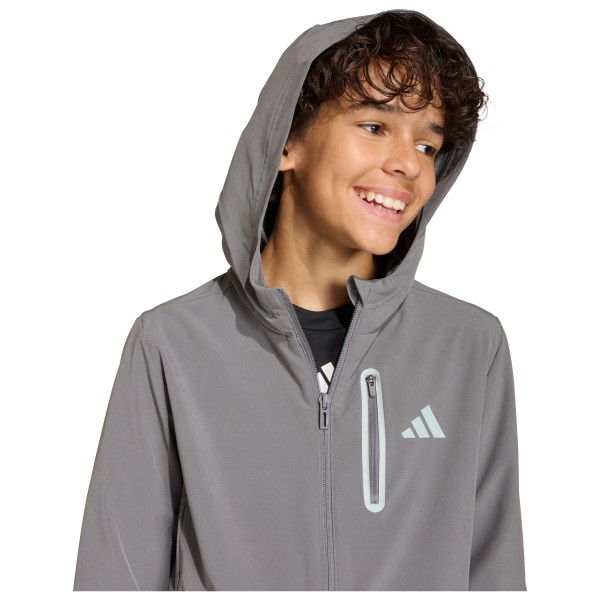 adidas - Kid's Hooded Tech Woven Jacke - Chaqueta de entrenamiento