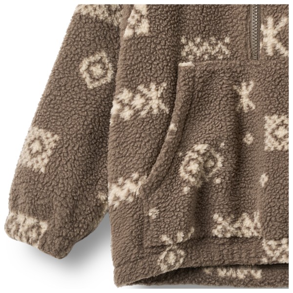 WHEAT - Kid's Fleece Anorak Moon - Fleecesweatere