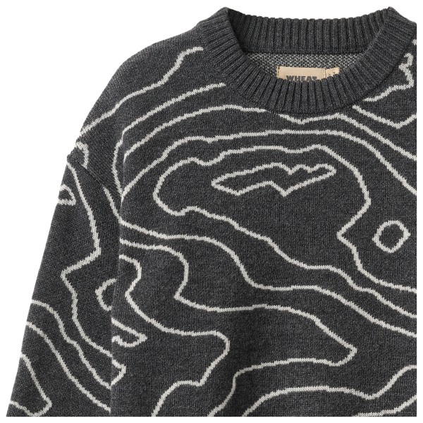 WHEAT - Kid's Jacquard Pullover Elias - Merinopullover