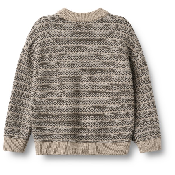 WHEAT - Kid's Jacquard Pullover Jens - Merinowollen trui